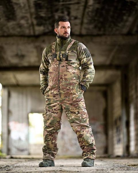 Зимовий тактичний комплект ARMA Multicam: Куртка + Напівкомбінезон KOM-ZIM-46 фото
